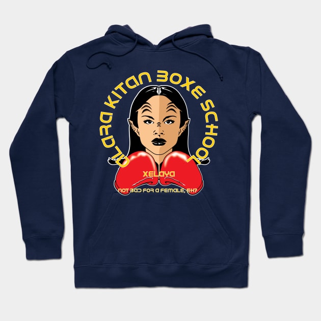 ALARA KITAN BOXE SCHOOL Hoodie by KARMADESIGNER T-SHIRT SHOP